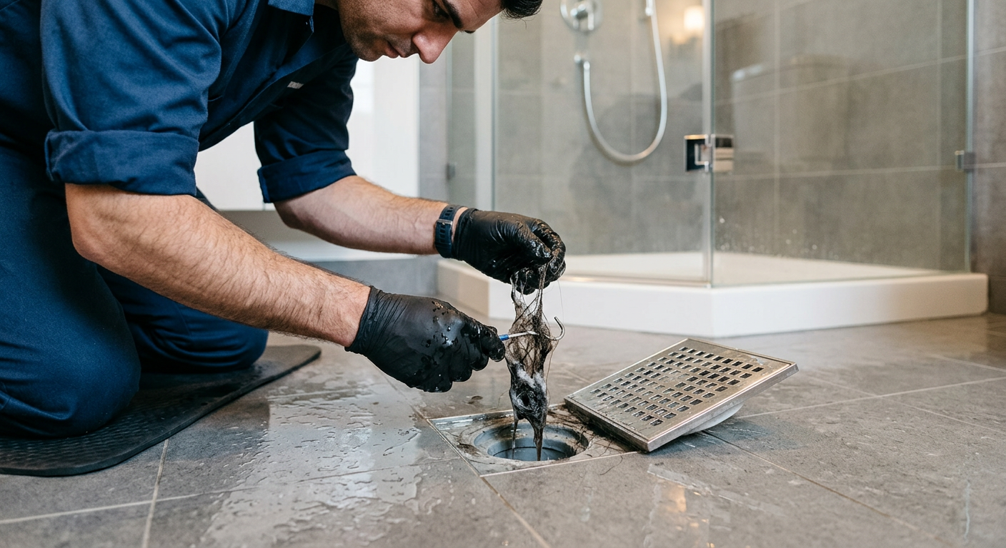 Débouchage de bonde de douche engorgée à Massy